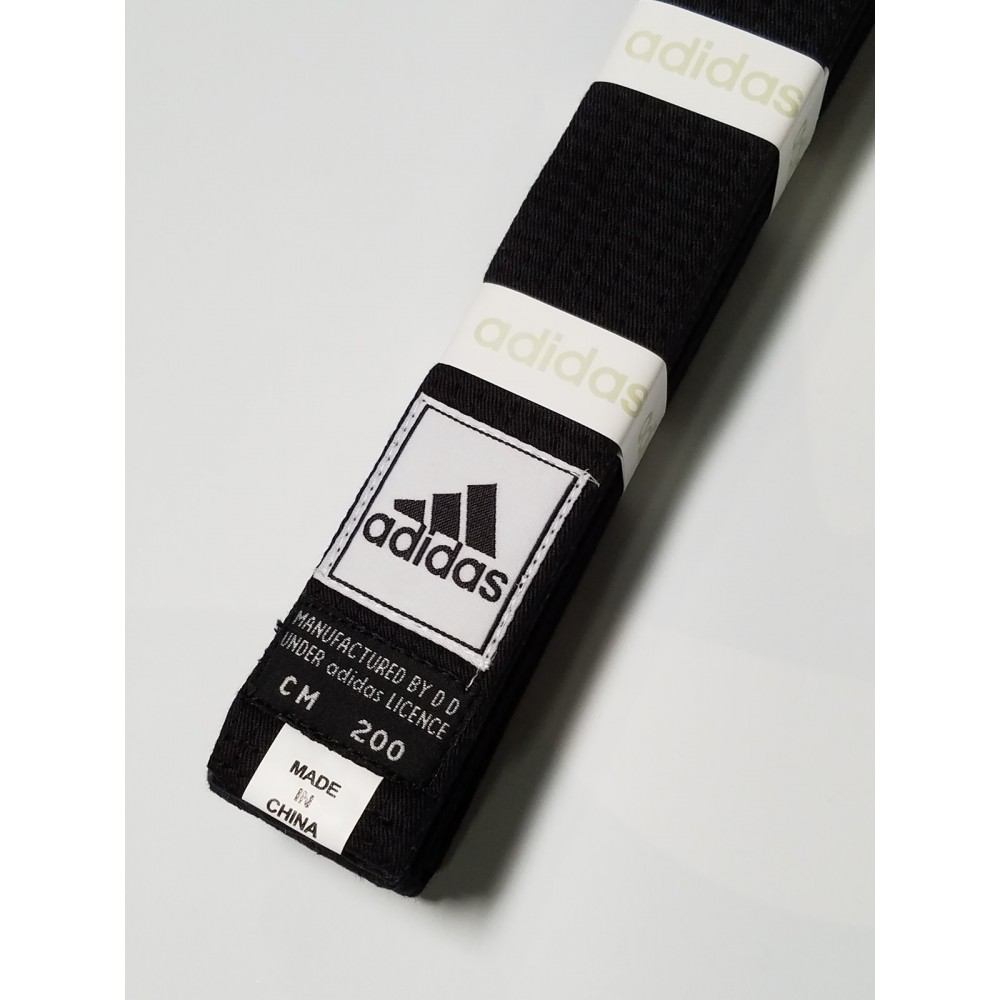 Adidas black belt cheap