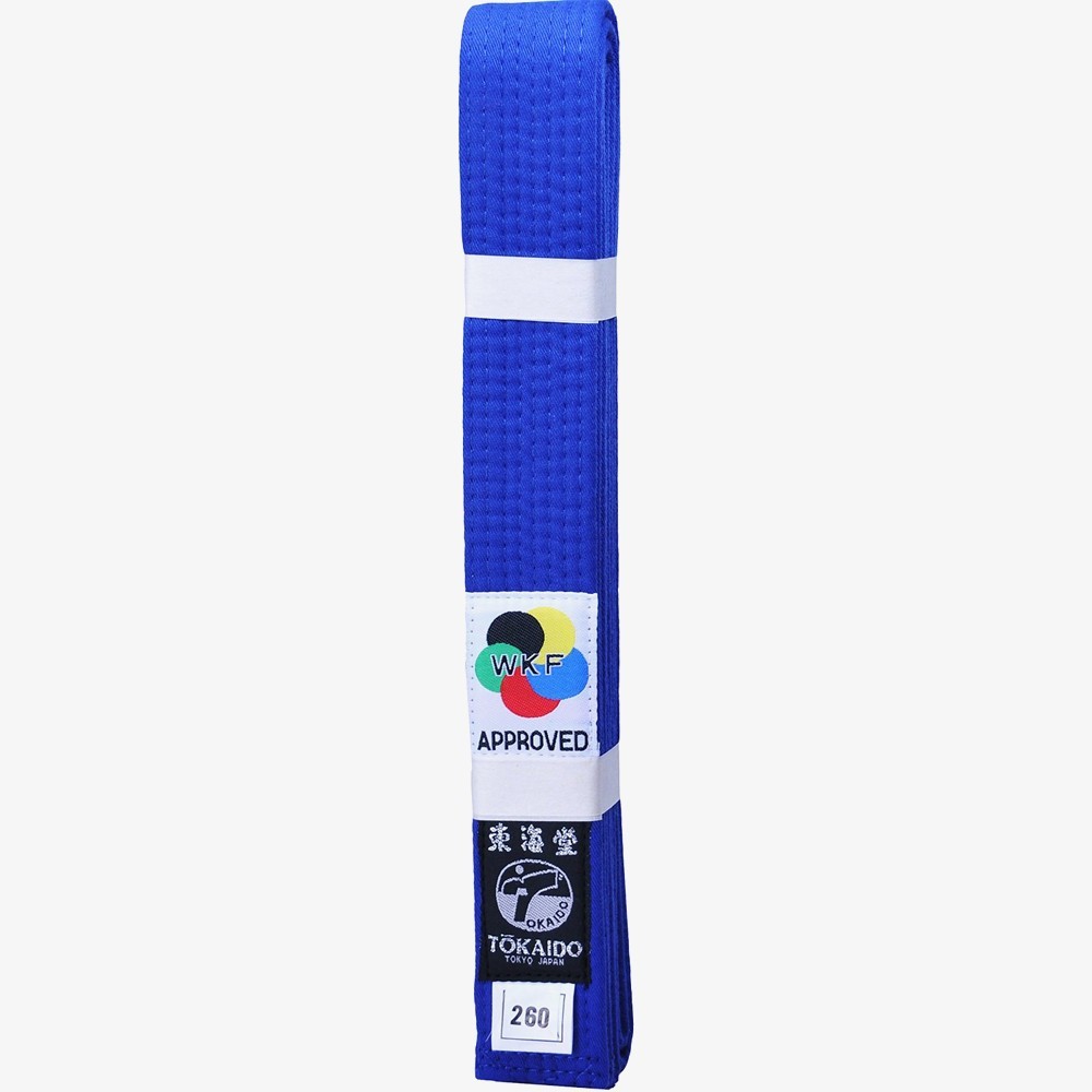 New Tokaido WKF Approved Elite Karate Belt Martial Arts Belt 100% Cotton-RED 