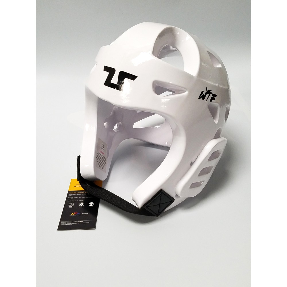 WTF Approved Head Guard White XLarge Wacoku Taekwondo Martial Arts Helmet