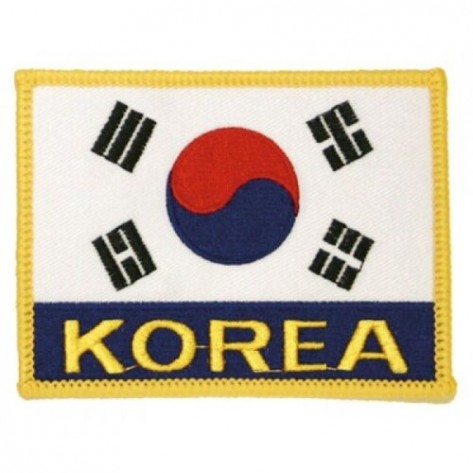 Korea Flag Martial Arts All Purpose Patch