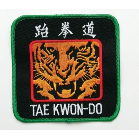 Taekwondo Tiger Martial Arts Patch