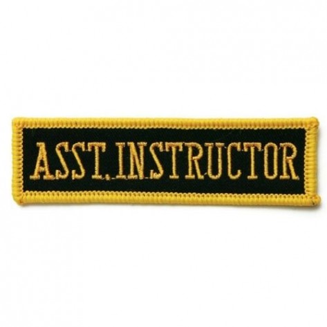 Assistant Instructor Martial Arts Patch