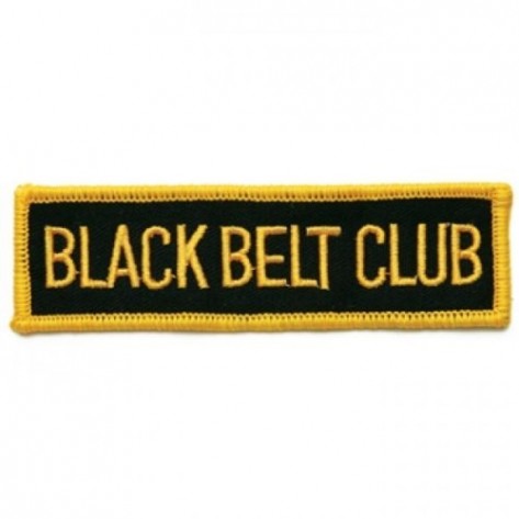 Black Belt Club Martial Arts Patch 
