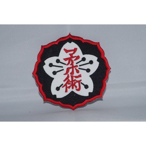 Martial Arts Jiu-Jitsu Flower Okinawa Patch