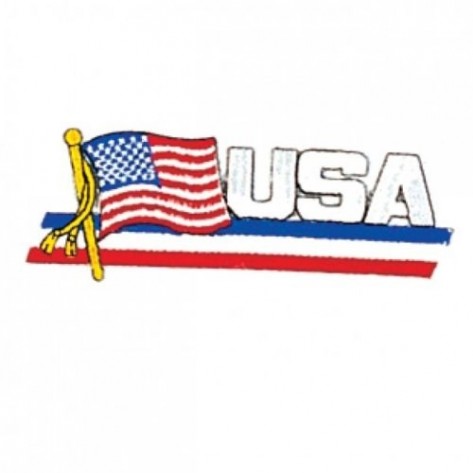 USA American Flag Martial Arts Patch 