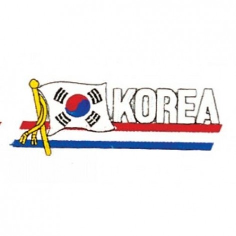 Korea Flag Martial Arts Patch