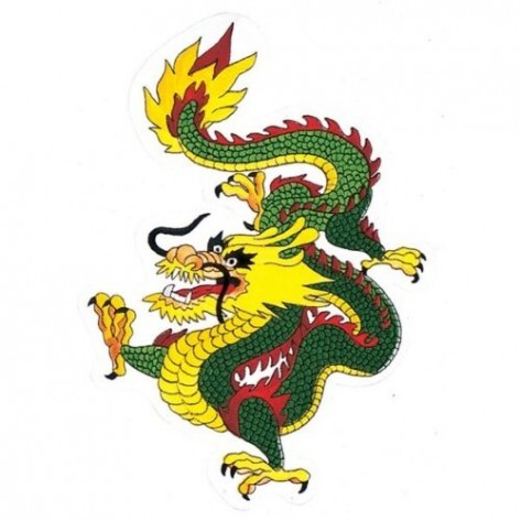 Dragon Martial Arts Patch 12"