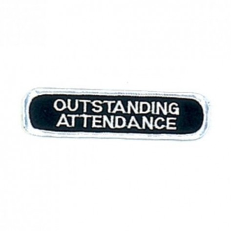 Outstanding Attendance Martial Arts Patch