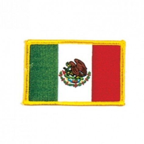 Mexico Flag Martial Arts Patch 