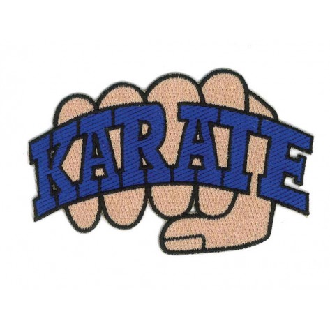 Karate Fist Martial Arts Patch