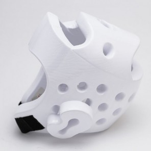 White Dipped Foam Martial Arts Head Gear