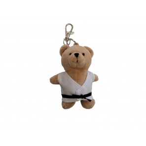 Plush Martial Arts Teddy Bear Keychain