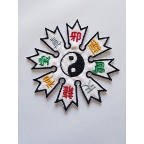 Ying Yang 8 Points Martial Arts Patch