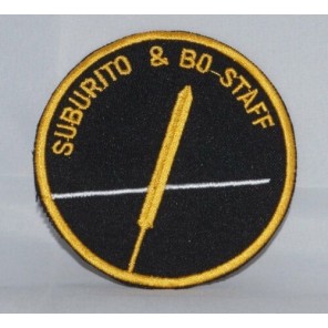 Suburito & Bo Staff Martial Arts Patch