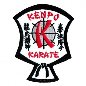 Kenpo Karate Martial Arts Patch 6"