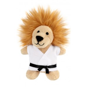 Plush Martial Arts Lion Keychain
