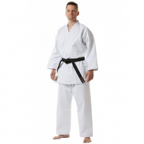 Tokaido Karate ISKF Kata Gi, 12 oz, American Cut - Tsunami Silver Uniform